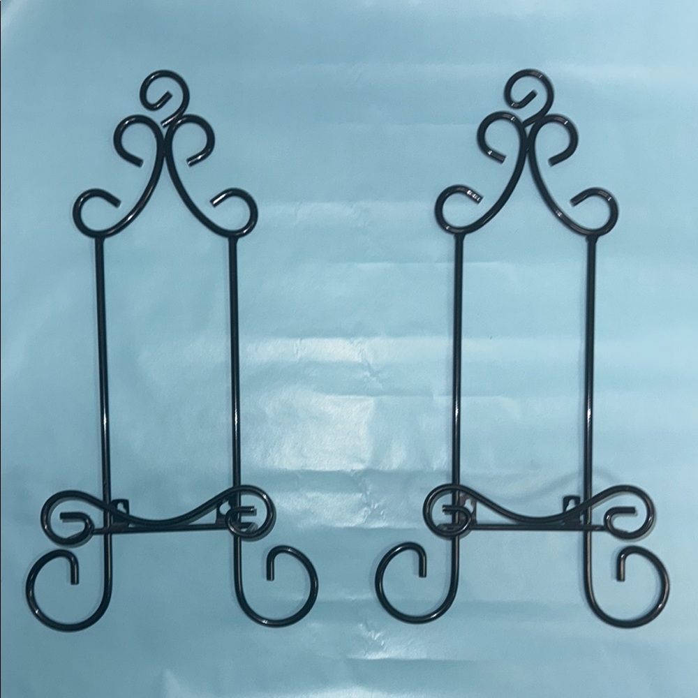 Elegant Black Metal Wall Decor Set